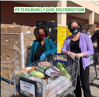 Petersburg Food Distribution. Volunteers & sponsors meet on the 2nd Wednesday from 12 to 2PM